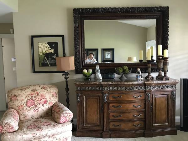 Buffet Server with Granite top 1