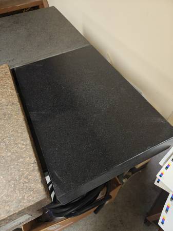 precision granite surface plate 18in x 12in x 3in 1