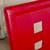 Two Red Leather Dining Chairs 4 thumbnail