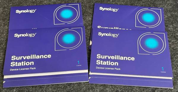 Synology Surveillance Station – 4x License Codes 1