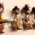 Wooden African Tribal 4" Figurines 9 thumbnail