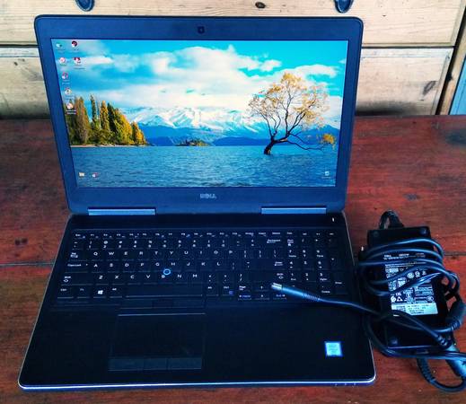 15.6" Precision 7510 Core i7 @3.7GHz 750GB 16GB 4GB.Quadro W11p 1