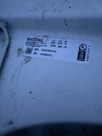 Maytag Washing Machine 1