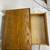 Mid-Century Oak Side Table/ Nightstand 4 Drawers w/ Brass Pulls 4 thumbnail