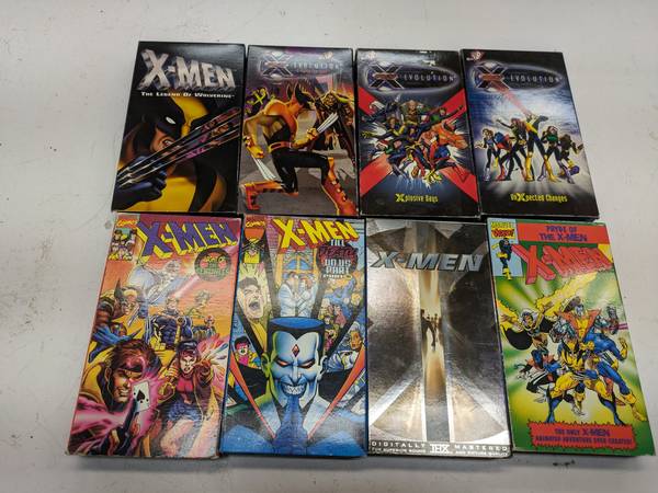 Marvel Comics Vintage VHS tapes 1
