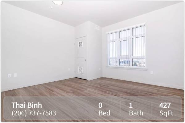 $1,350 / 427ft2 - ONE MONTH FREE if move in by 9/30/25 (Seattle - International District)63814788929923122