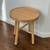 Solid Natural Wood Round End Table 1 thumbnail