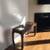Console Table wood with 2 Beveled Glass Inserts 1 thumbnail