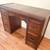 Make up vanity table/ chest credenza waterfall Art Deco style mahogany 8 thumbnail