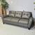 Natuzzi Genuine Leather Grey Sofa - Delivery Available 3 thumbnail
