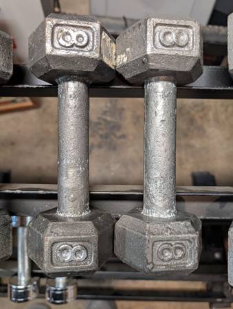 8 Lb. Pair Of Dumbbells 1