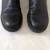 NINE WEST Leather BOOTS DEVINE Wmn's sz 7-½M Black Knee-high Full-Zip 4 thumbnail