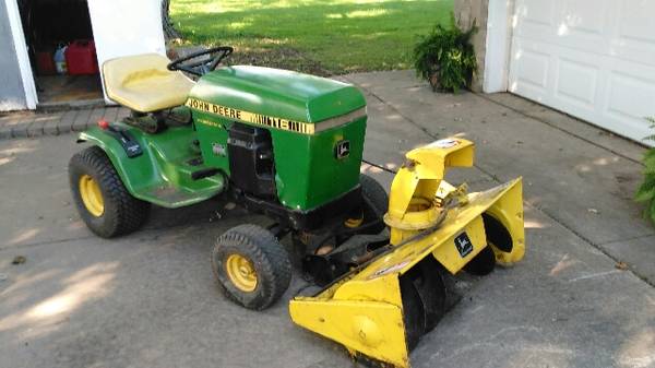 John Deere W/ Blower and Deck 1