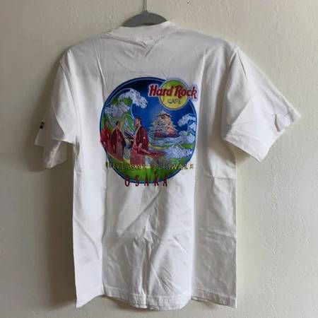B&#39;z hard rock cafe Tシャツ 白M  【会場SOLD OUT】 Hard Rock Cafe/90's-00's S/S T-Shirt（ハードロックカフェ T