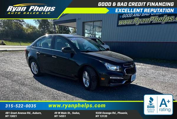 1 2015 Chevrolet Cruze - Good & Bad credit, 225 Vehicles A+ Reputation! 1
