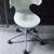 West Elm white plywood task chair 1 thumbnail