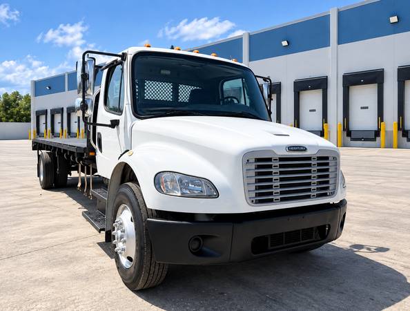 2015 Freightliner M2 106 Dually Flat Bed Duty Diesel 1