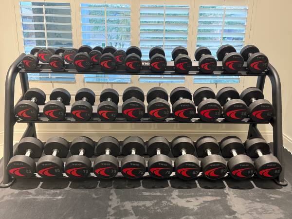 TKO Strength Signature Round Urethane Dumbbell Pairs 1