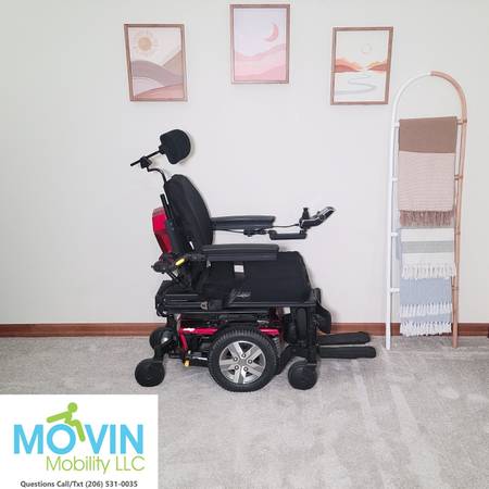 iLevel Quantum Permoble Power chair NEEDS NEW DRIVE TIRES. 1