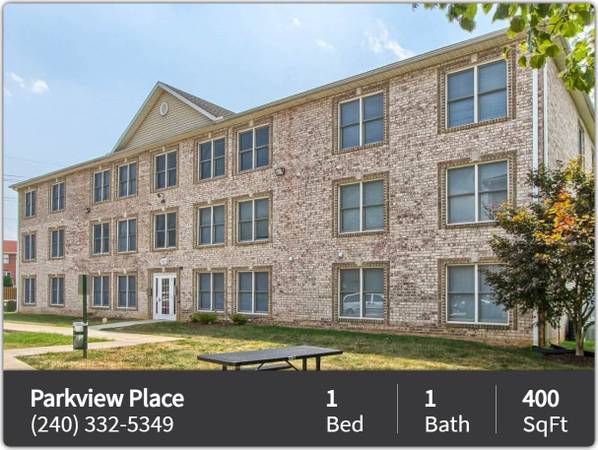 $1,034 / 1br - 400ft2 - Beautiful community in a quiet setting! Rent Parkview Place (Hagerstown - East of Downtown)63896035832451120