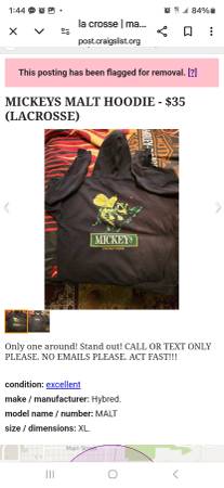 MICKEYS MALT HOODIE 1