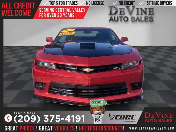 2015 Chevrolet Chevy Camaro SS 2dr Coupe w2SS - $27,995 (DeVine Auto Sales)63611907613825121