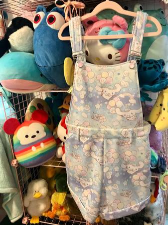 XS Cinnamaroll Overall Shorts 1