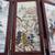 Asian Mini Tabletop 6 Panel Ceramic Folding Divider 2 Sided Flowers 12 thumbnail