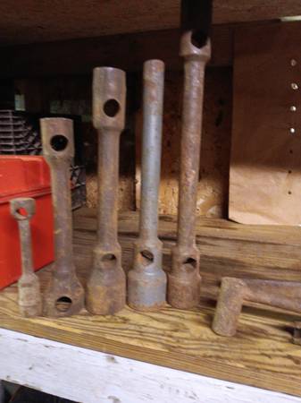 Vintage lug wrenches 1