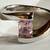 White Gold Pink Sapphire Ring 3 thumbnail
