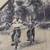 VINTAGE 1963 PAINTING “THE CHILDREN”  SIGNED BY MURAL ARTIST FLOYD SAP 4 thumbnail