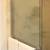 CLEAR Glass, Sliding Bathtub Doors, Chrome Frame and Handles 1 thumbnail
