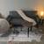 6 Months Old Grey Twin Sized Futon Sofa 1 thumbnail