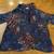 Catherine’s Like New 3x Plus Size Blouse - 2628W - Blue, Red, White 1 thumbnail