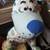 Polka dot blue Scooby doo stuffed animal plush 1 thumbnail