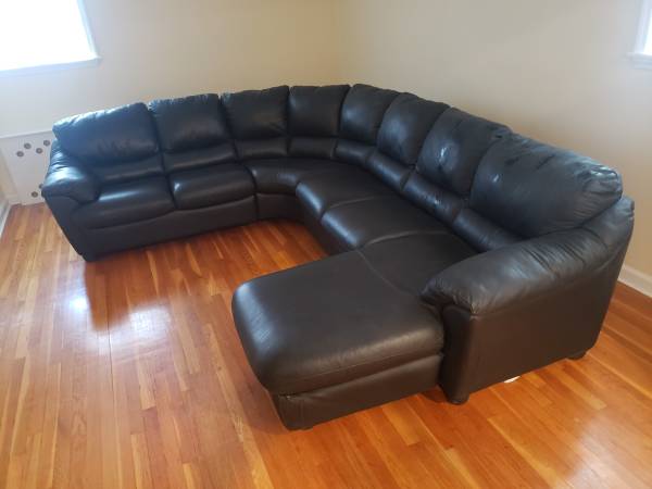 Sofa , couch  leather 1