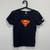 Hanes Superman Black Short-Sleeve T-Shirt 1 thumbnail