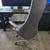 LIVING SPACES ADJUSTABLE OFFICE CHAIR - DARK GRAY LEATHER 3 thumbnail