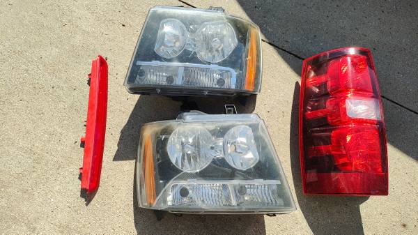 Headlights, taillight, break bar. Chevy 1