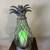 Like New  Tropical Pineapple Lantern With Color Changing LED Candle 2 thumbnail