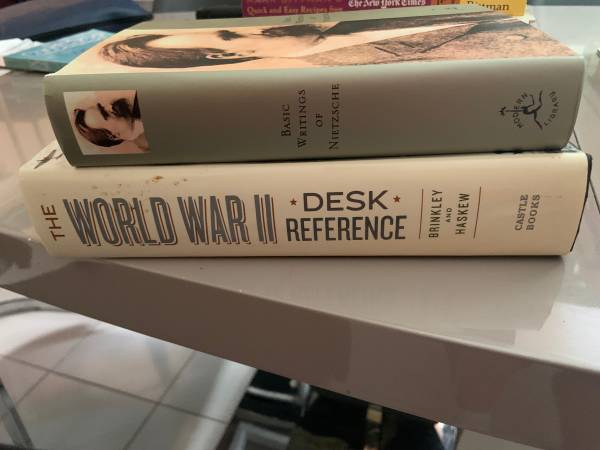 WWII Desk Reference and the Basic Writings of Nietzsche 1