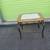 Pair/ Rectangular side tables w/glass insertswroughtiron style legs 6 thumbnail