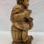 Antique German Hand Carved Wooden Statue of Monk/Friar Drinking Wine 3 thumbnail