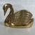 Swan/Goose Mid Century Heavy Solid Brass Planter 13" Length 12 Lbs. 2 thumbnail