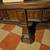 Unique Octagonal Vintage Coffee Table (Solid Wood & Glass) 2 thumbnail