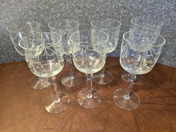 Water Goblet Yorktown Clear by Glastonbury - Lotus 1