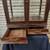 ANTIQUE GLASS DISPLAY CABINET WITH DRAWERS 5 thumbnail