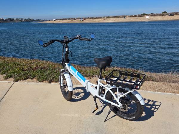 Lectric XP-3.0 folding eBike and rack 1