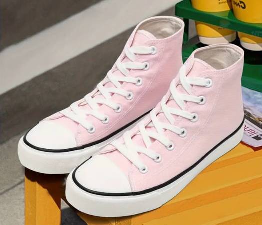 Pink sneakers size 7 1