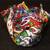 Murano Millefiori Art Glass Vase - hand-crafted in Italy 3 thumbnail